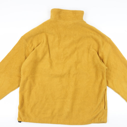 Harper & Lewis Men's Gold 1/4 Zip Sweatshirt L