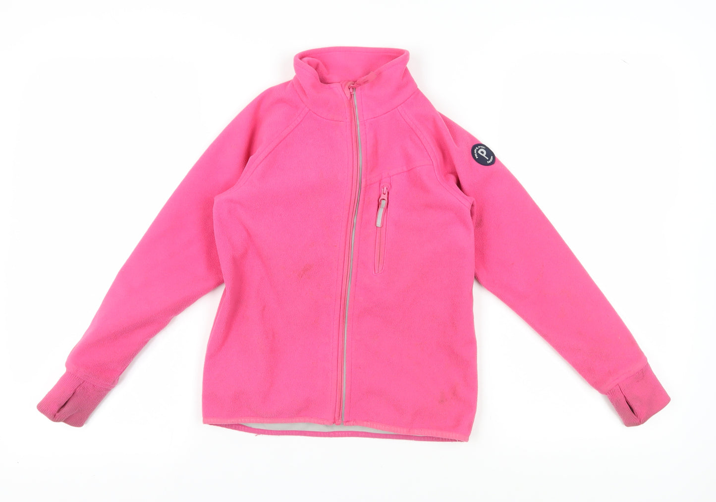 Polarn O. Pyret Girls Pink Fleece Jacket 8 Years