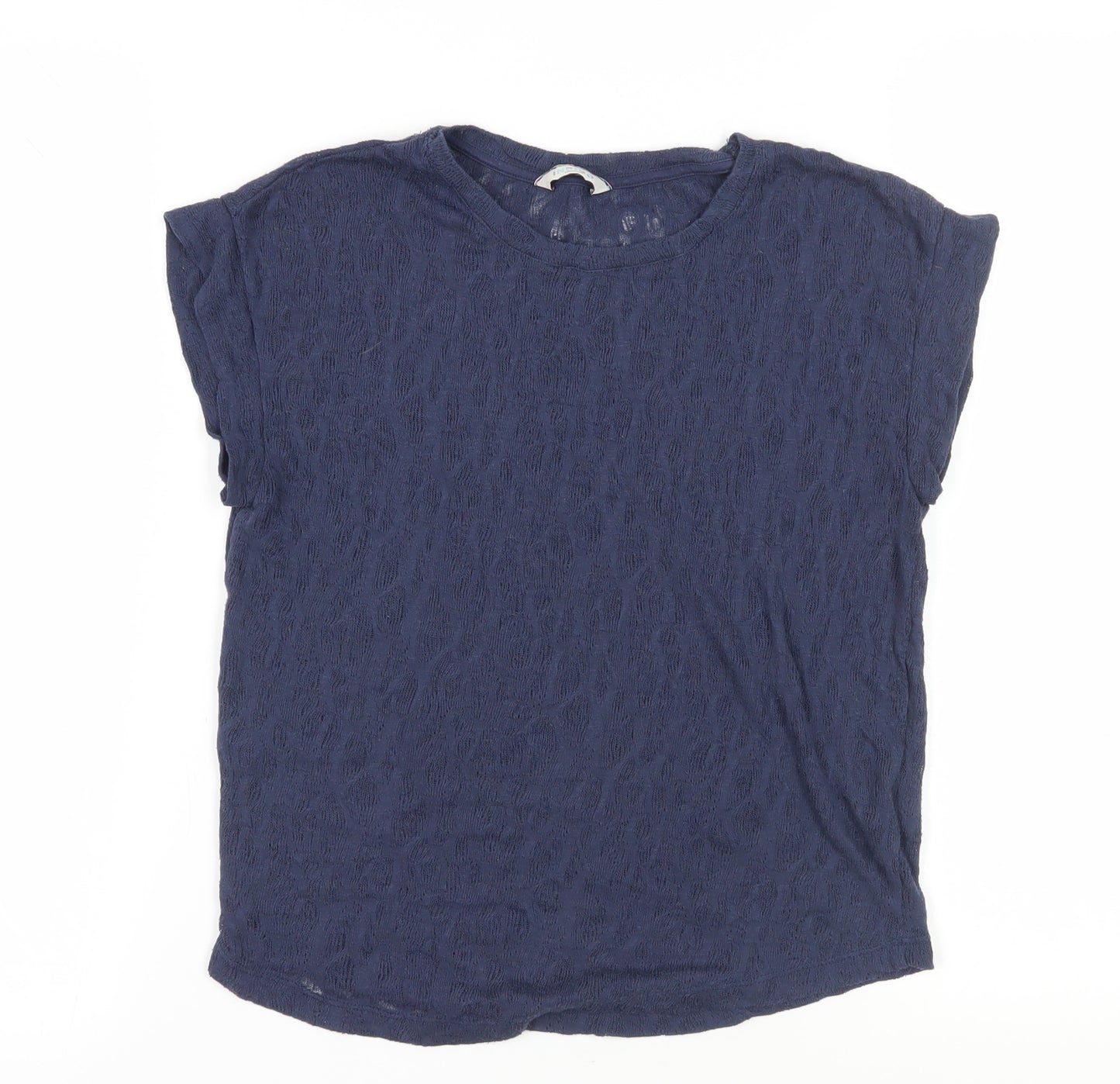 Marks and Spencer Women's Blue Knit T-Shirt