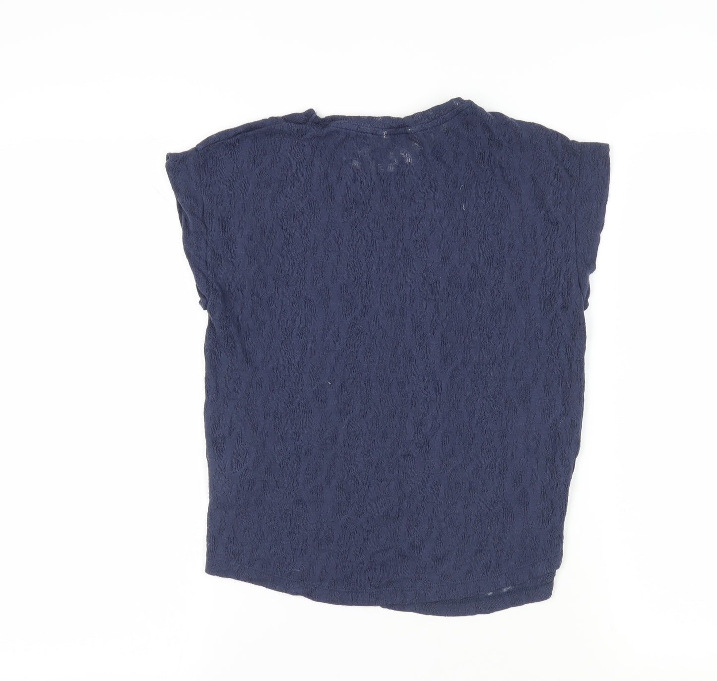 Marks and Spencer Women's Blue Knit T-Shirt