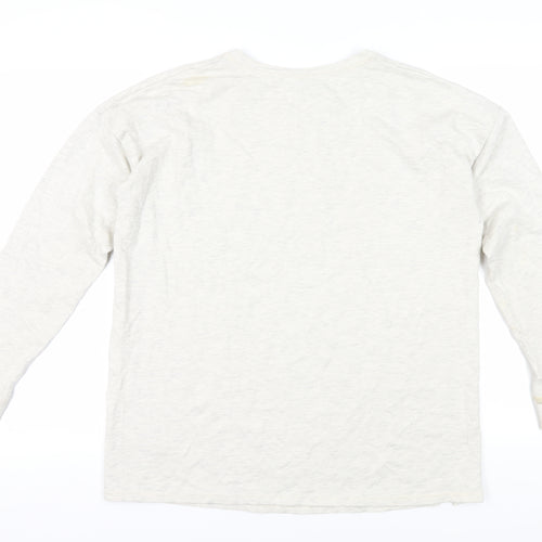 Next Women's Ivory Long Sleeve Pullover Sweatshirt UK 16