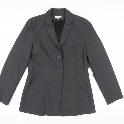 Kookai Women's Grey Single-Breasted Suit Jacket