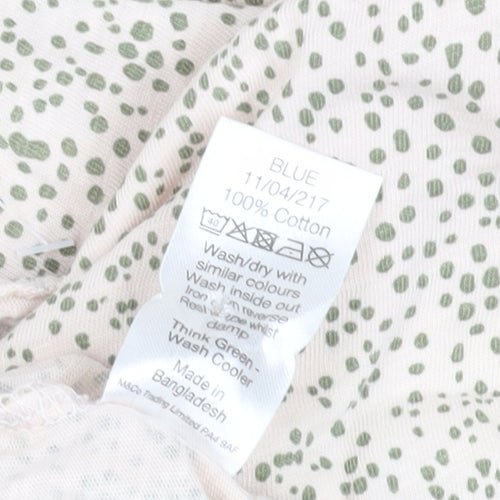M&Co Women's Beige Floral Blouse Size 12