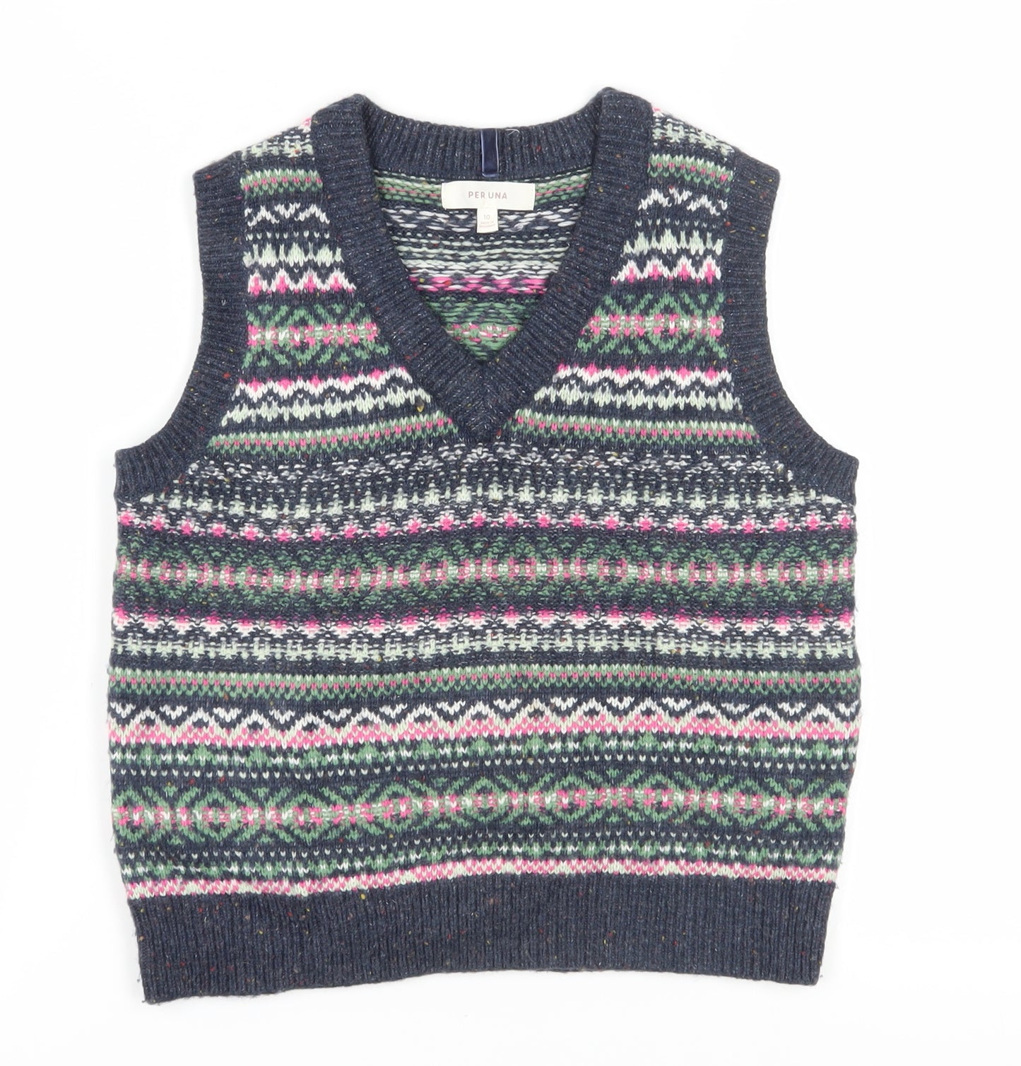 Marks and Spencer Women's Multicoloured Fair Isle Vest