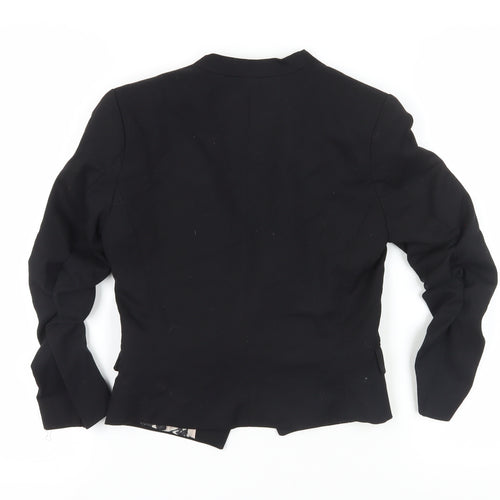 H&M Women's Black Blazer, Size 6, Single Breasted