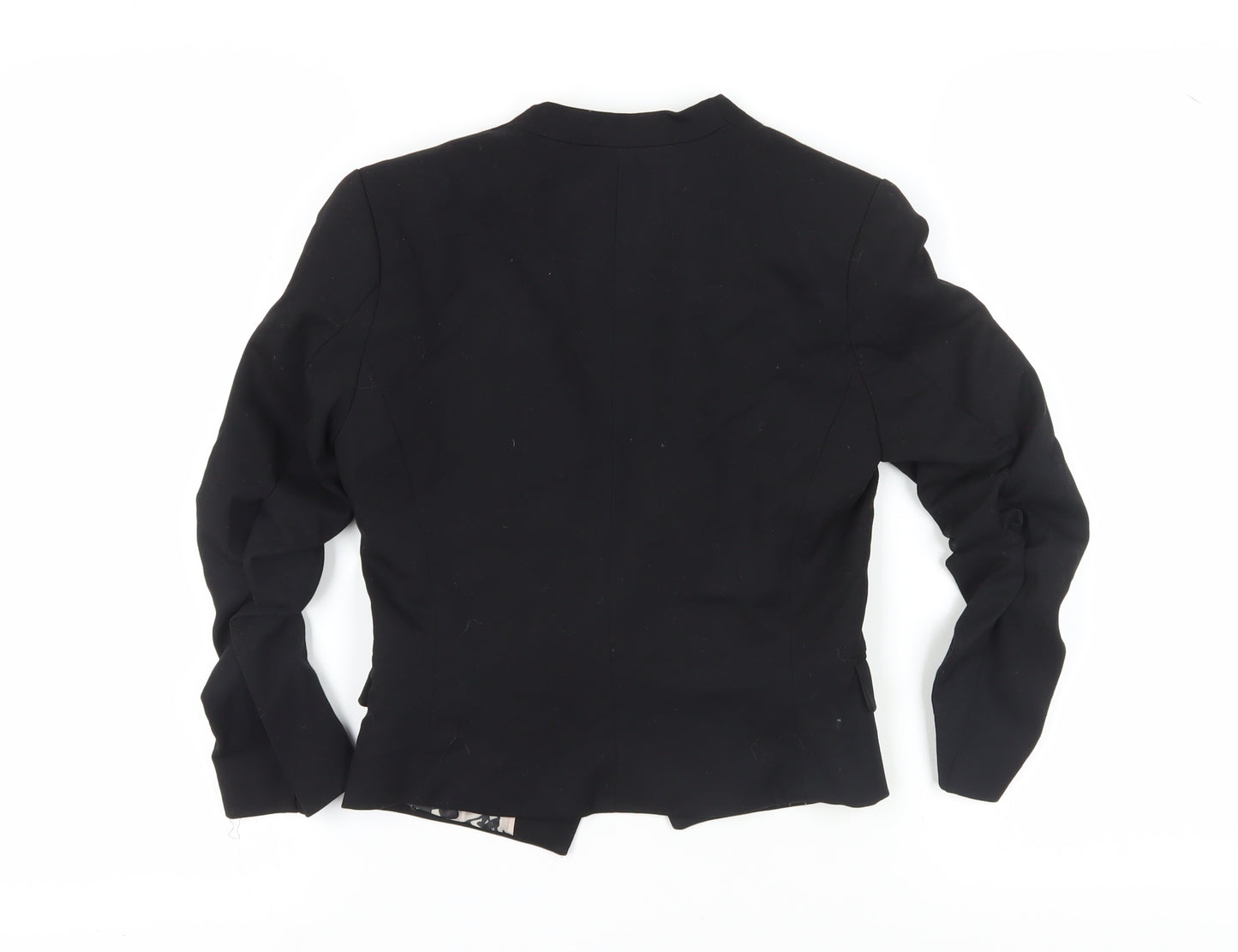 H&M Women's Black Blazer, Size 6, Single Breasted