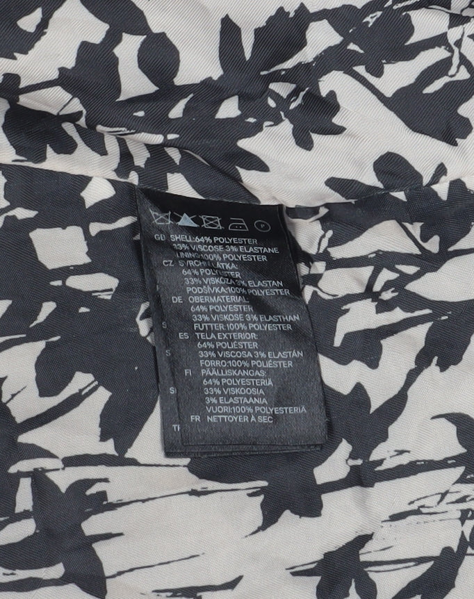 H&M Women's Black Blazer, Size 6, Single Breasted