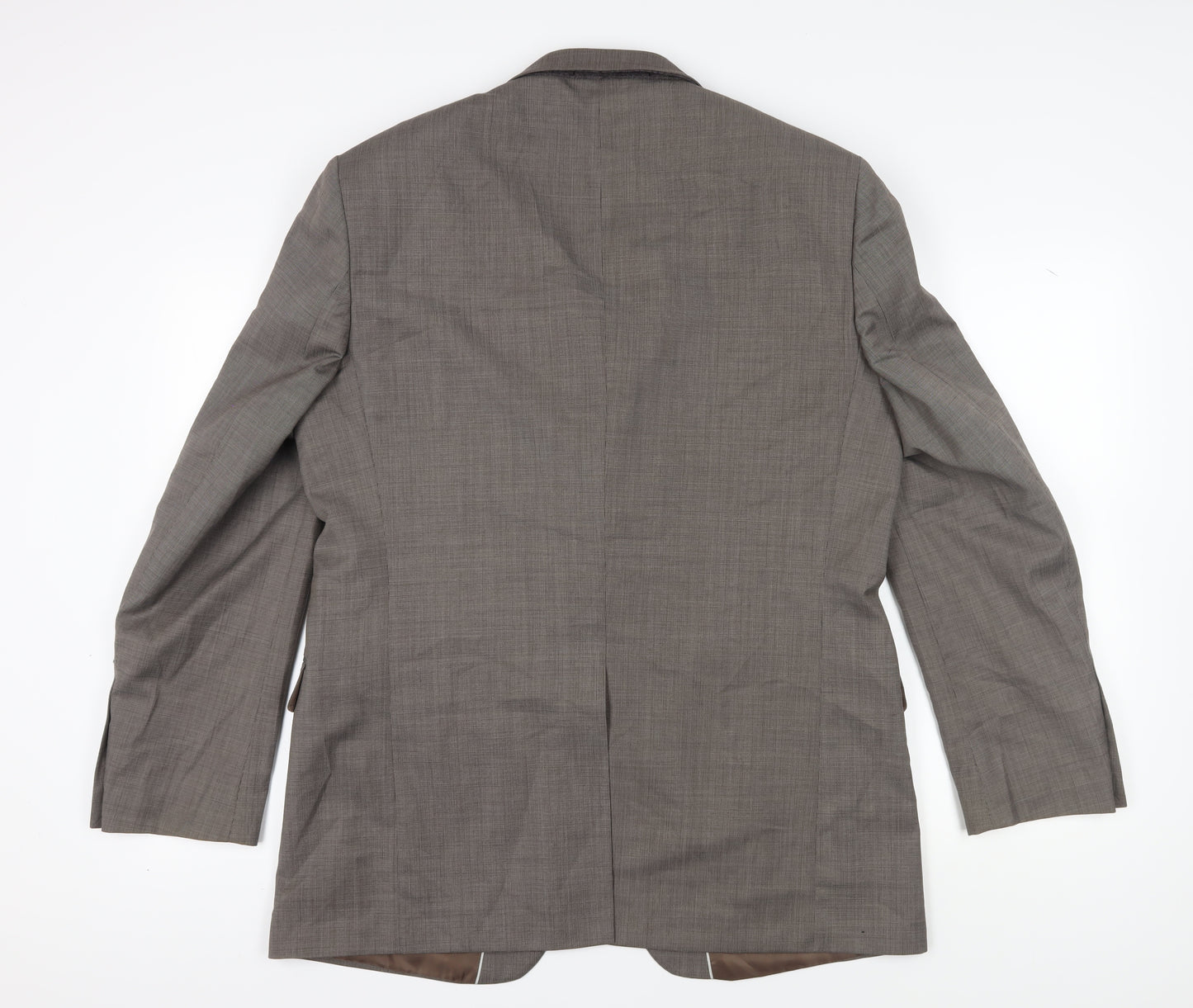 Marks and Spencer Men's Brown 44L Blazer Classic Formal