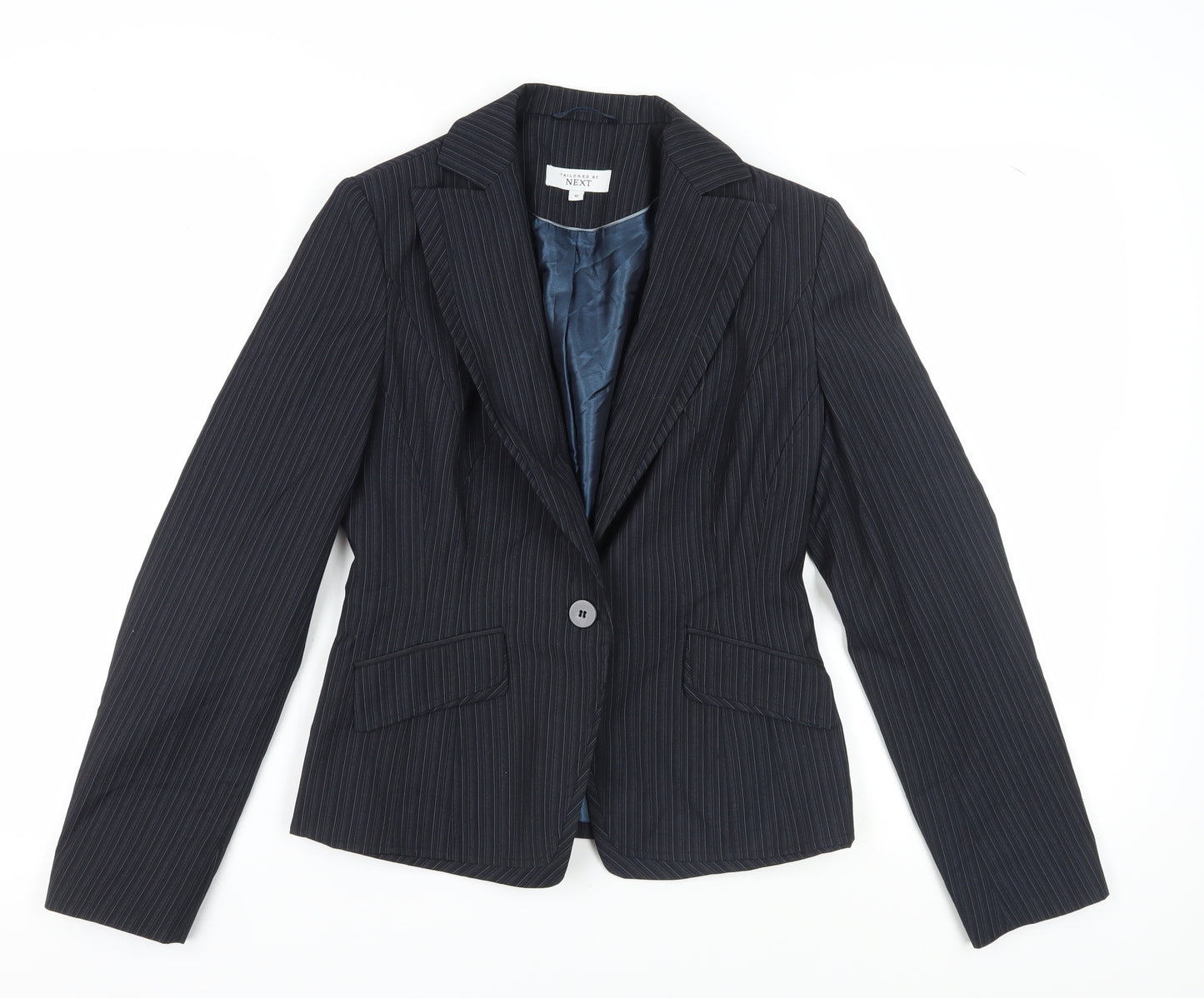 Next Women's Black Pinstripe Suit Jacket, Size 10