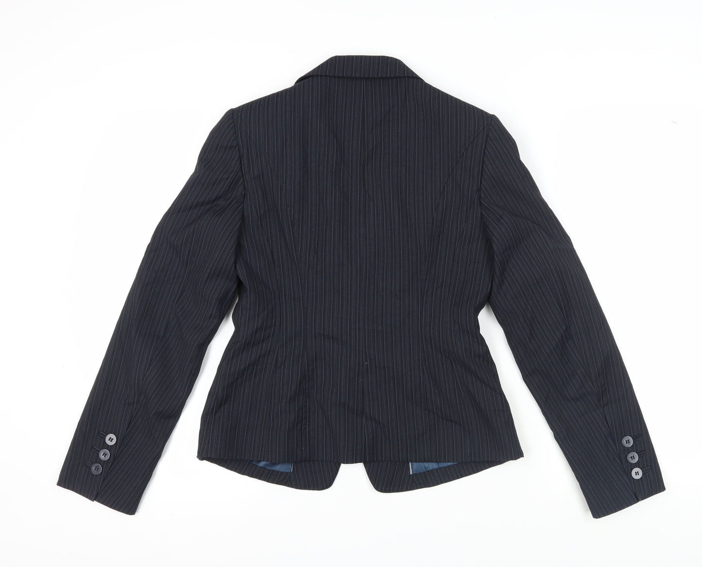 Next Women's Black Pinstripe Suit Jacket, Size 10