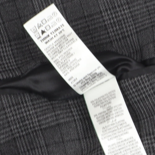 Marks and Spencer Men's Grey Checked Blazer 46L