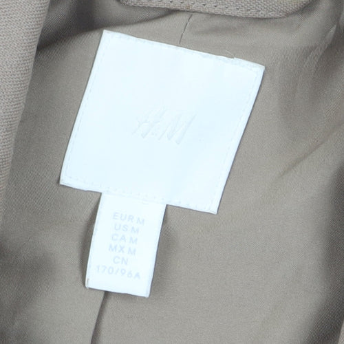 H&M Unisex Brown Blazer Size 14 Regular Fit
