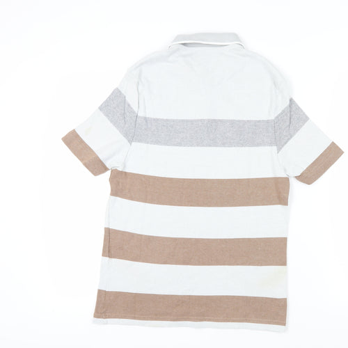 Marks and Spencer Men’s Striped Polo Shirt - S