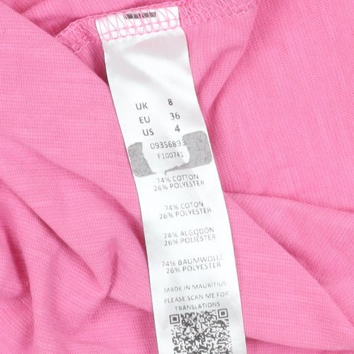 ASOS Womens Pink A-Line Dress Size 8