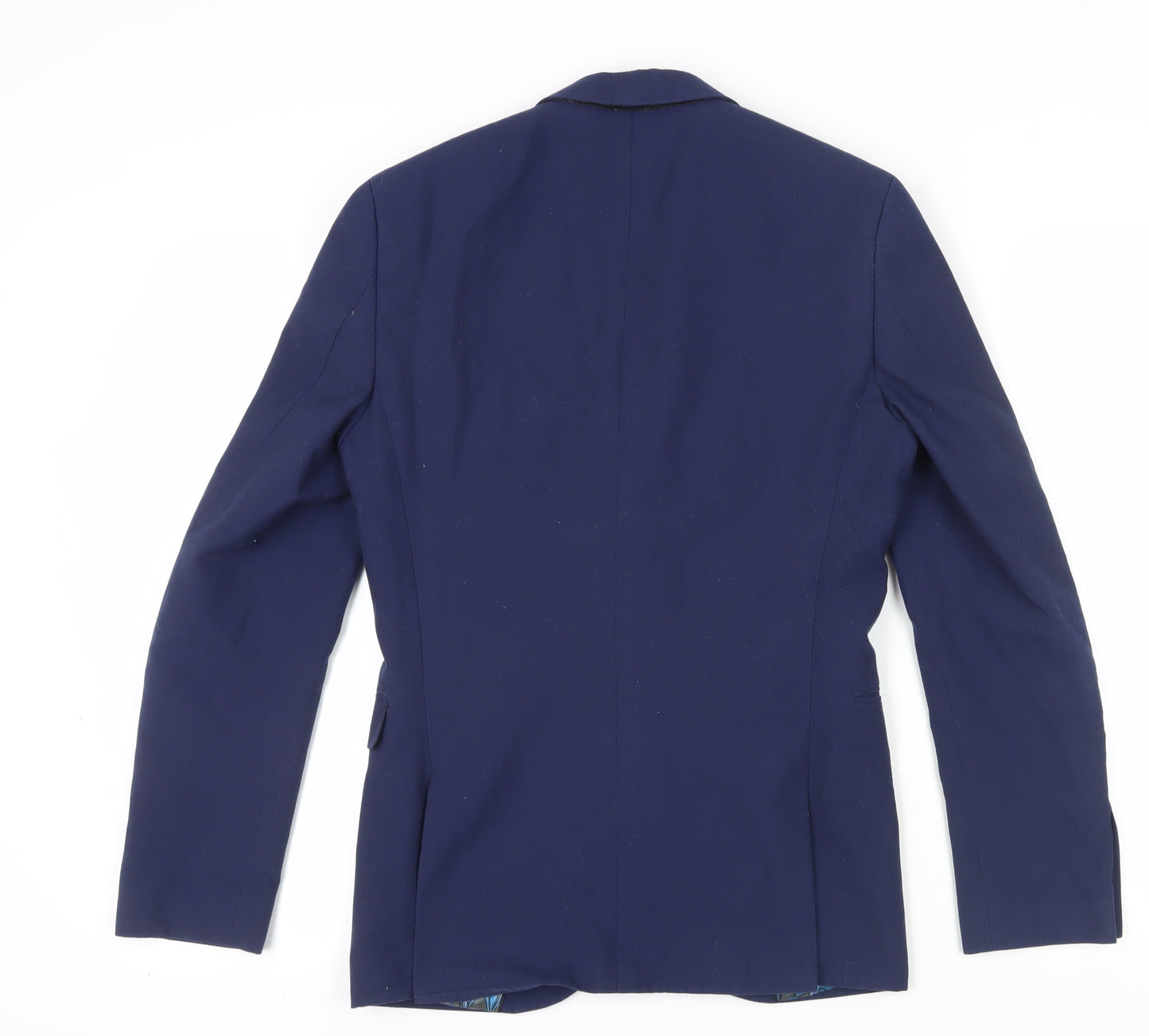 Next Mens Blue Blazer 36R Regular Fit 2-Button Formal
