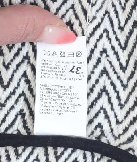 River Island Women's Black Sequin Herringbone Jacket