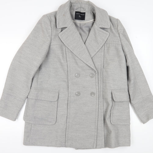 Dorothy Perkins Women's Grey Pea Coat Size 16