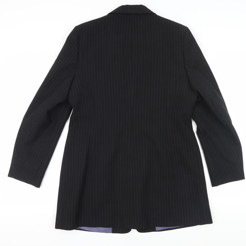 Dorothy Perkins Women's Black Pinstripe Suit Jacket 16