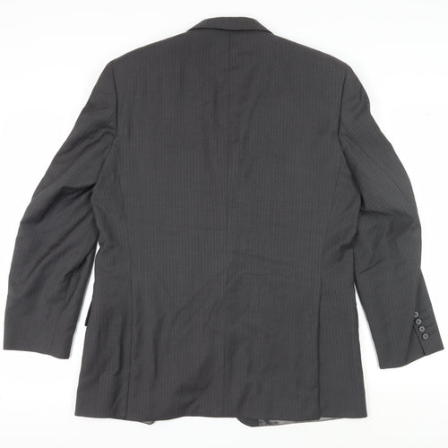 Next Men's Grey Wool Blazer 40S