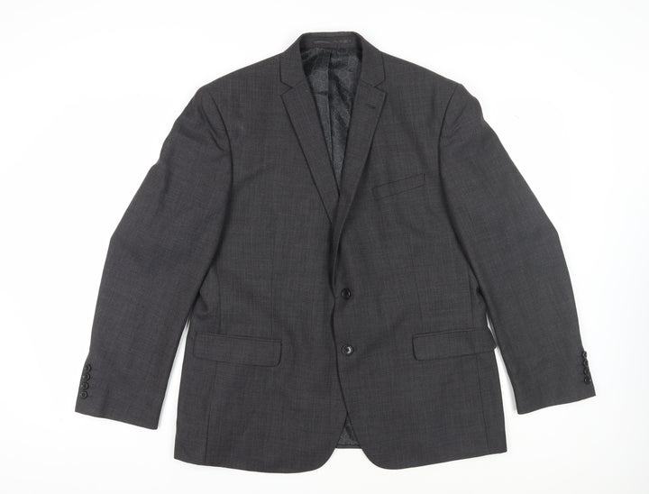 Racing Green Men's Grey Blazer 46R Regular