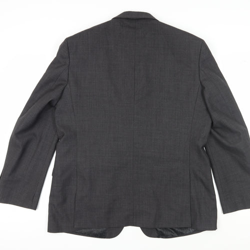 Racing Green Men's Grey Blazer 46R Regular