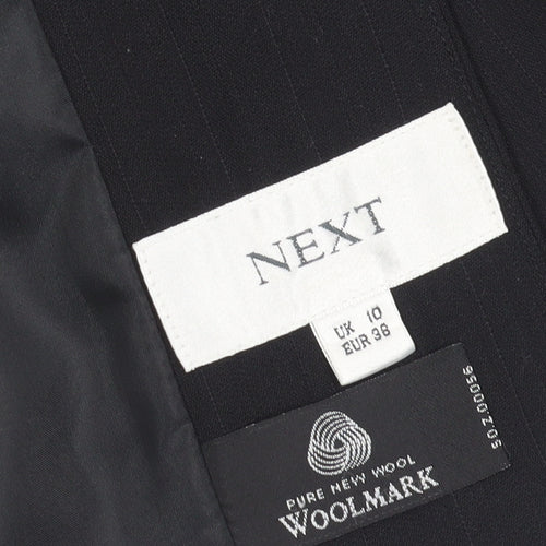Next Women’s Black Suit Jacket, Size 10, Wool, Business