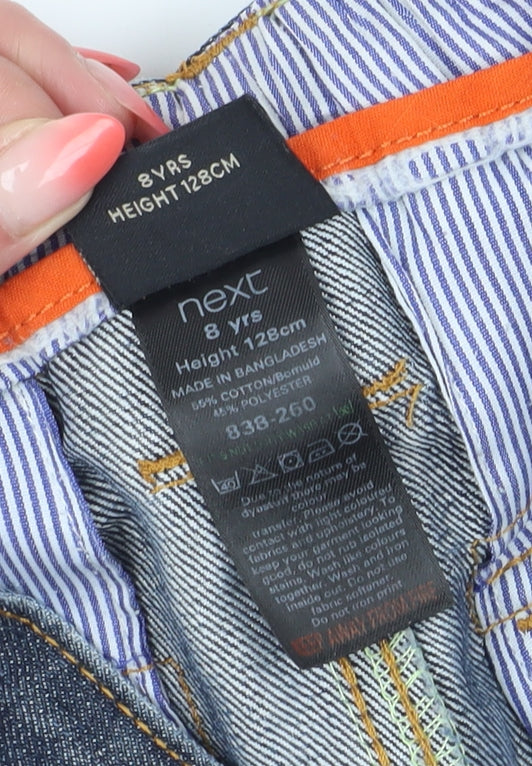 Next Boys Blue Bermuda Shorts Size 8 Years