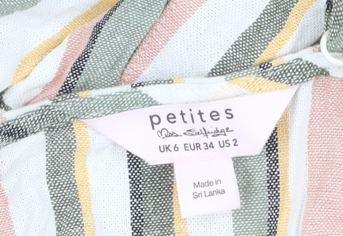 Miss Selfridge Women's Multicoloured Jumpsuit Size 6