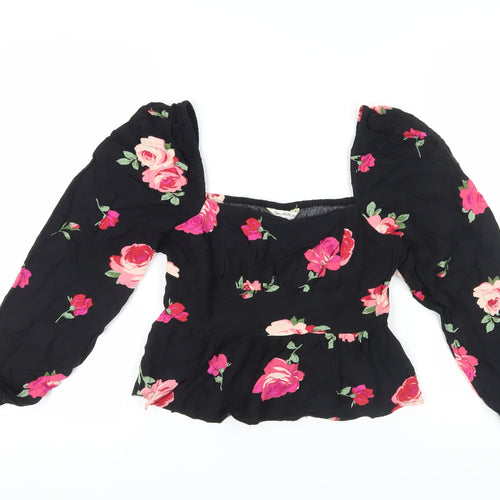 Miss Selfridge Women's Floral Tunic Blouse - Size 10