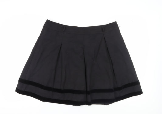 Principles Black Pleated Women's Skirt Size 18