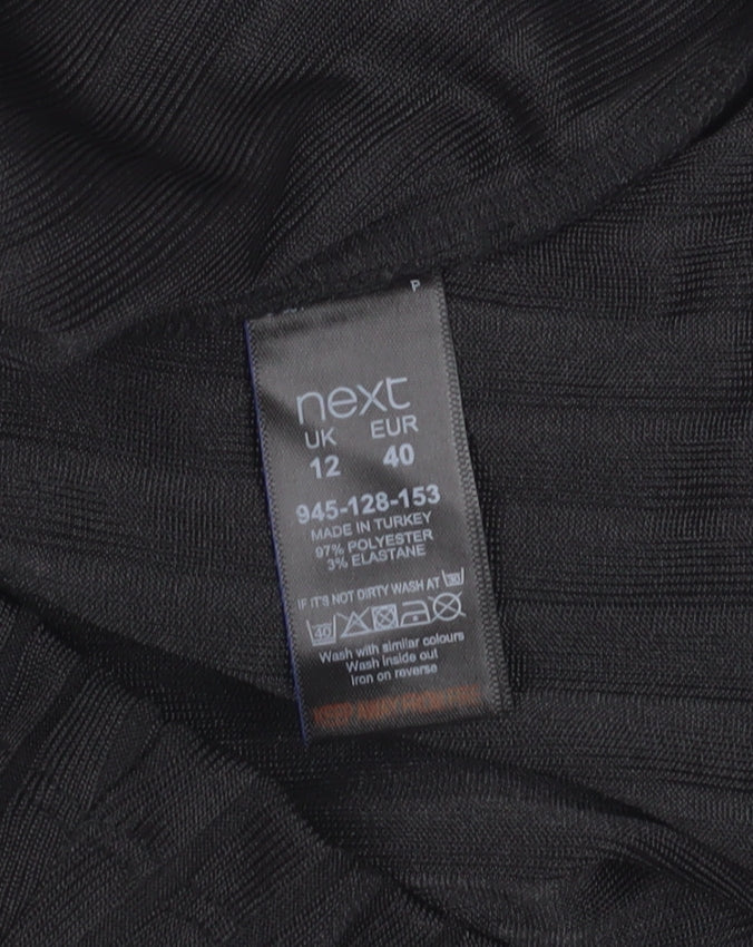 Next Black Off Shoulder Women's Top Size 12