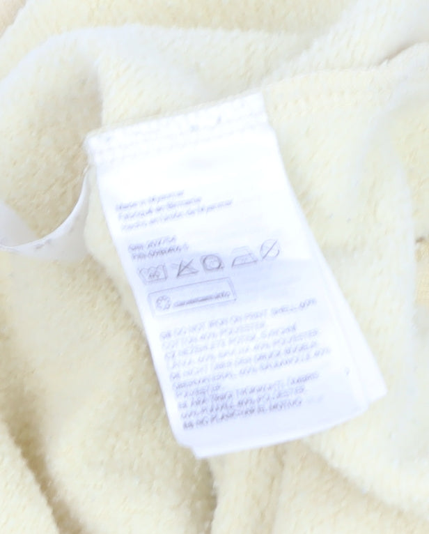 H&M Beige Pullover Sweatshirt Unisex M Relaxed Fit