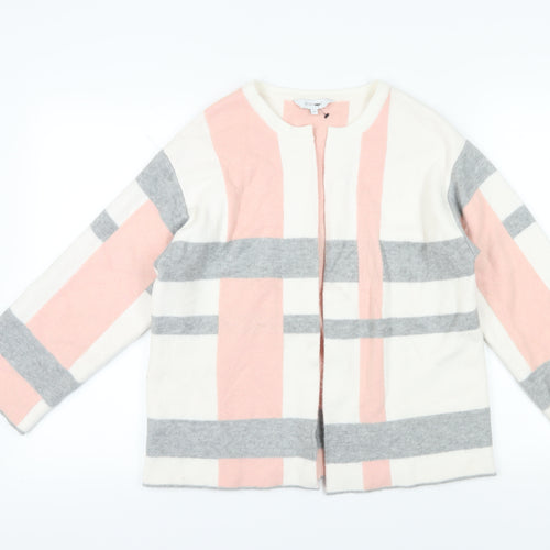 Principles Women's Multicoloured Stripe Cardigan Size 14