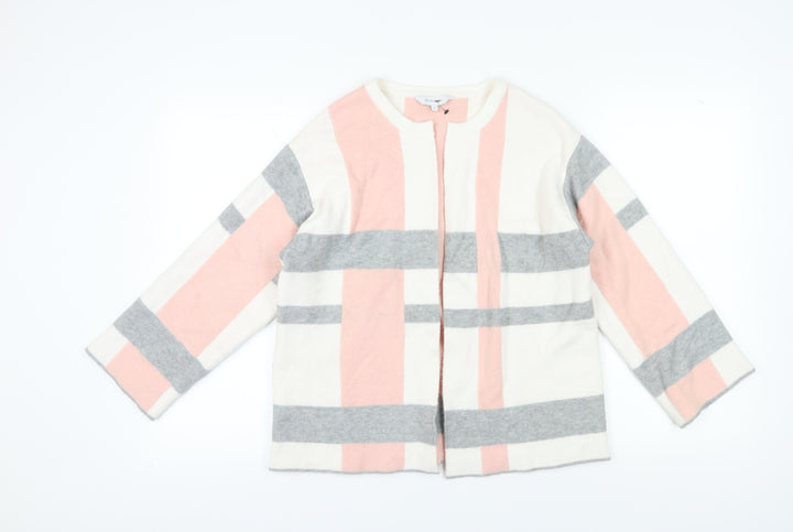 Principles Women's Multicoloured Stripe Cardigan Size 14