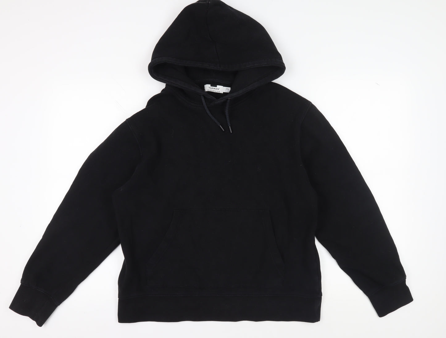 Topman Men's Black M Pullover Hoodie - Classic Style