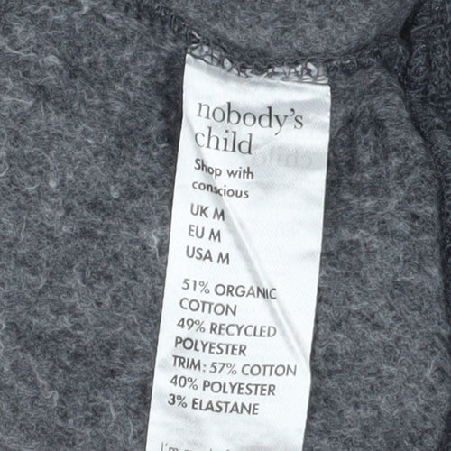 Nobody's Child Women's Grey Pullover Hoodie M