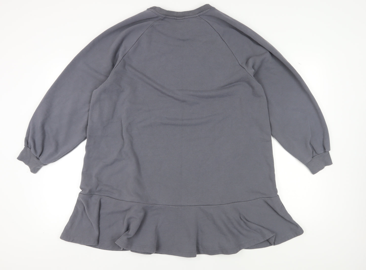 H&M Women's Grey Tunic Sweatshirt XL