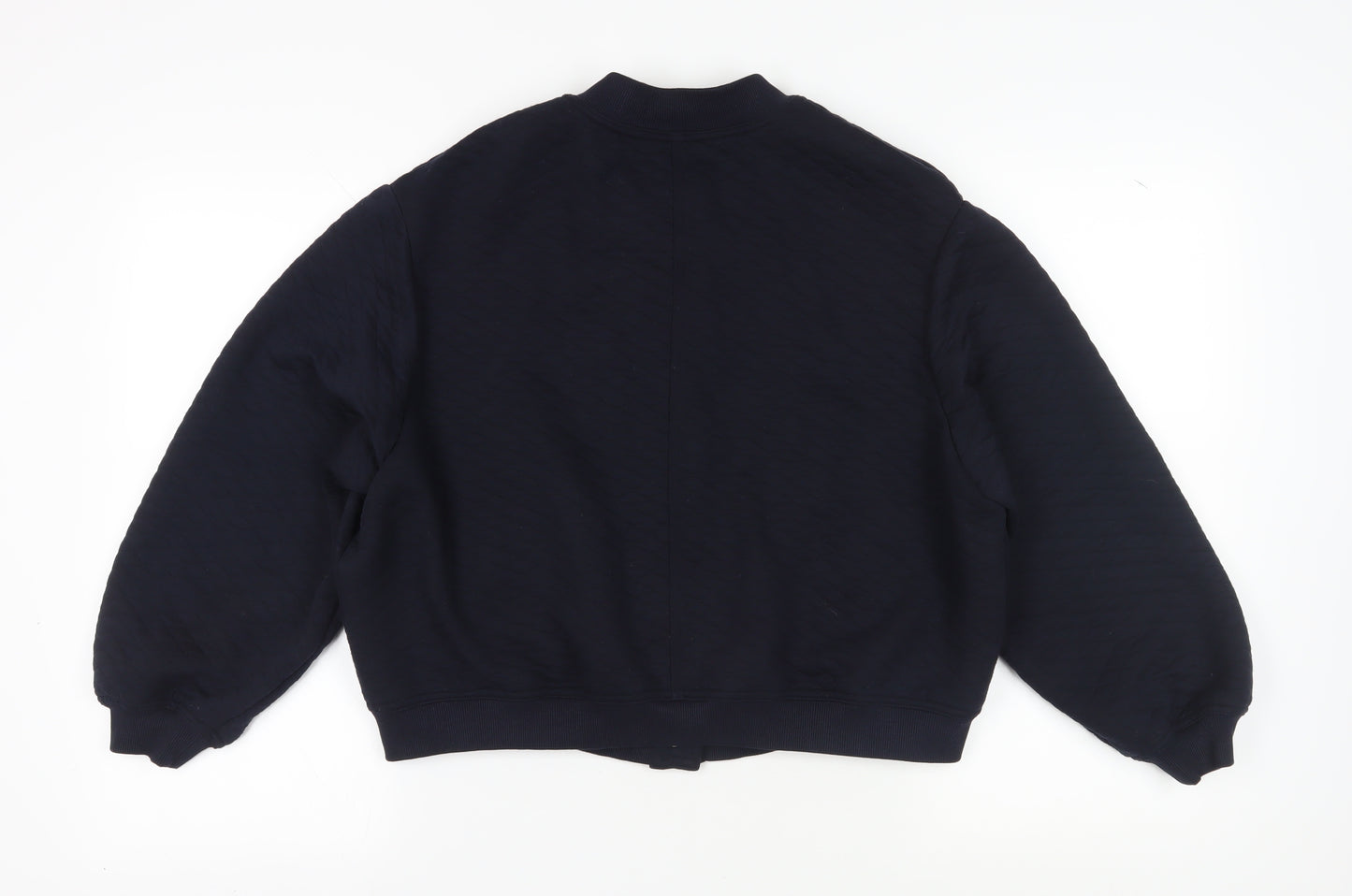 Marks and Spencer Bomber Jacket Women Black Size 16