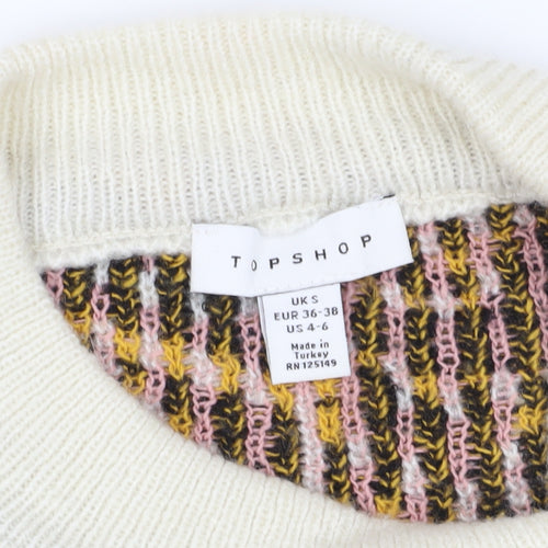 Topshop Women's Multicoloured Paisley Jumper, Size S