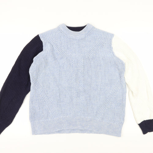 Marks and Spencer Women's Navy Mix Jumper, Size L