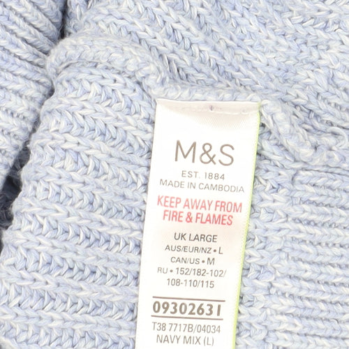 Marks and Spencer Women's Navy Mix Jumper, Size L