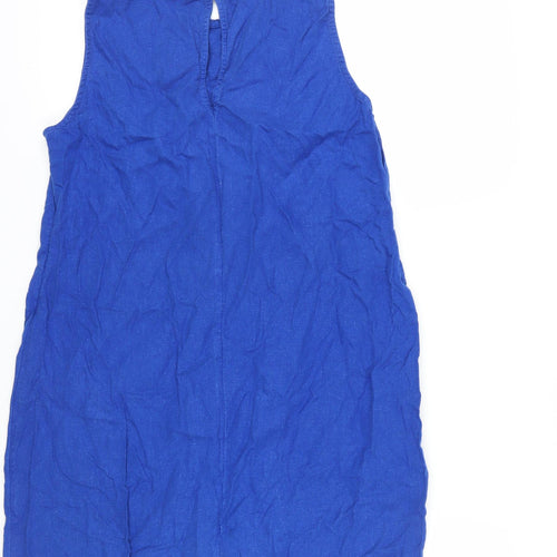 Marks and Spencer Women's Blue Shift Dress, Size 14