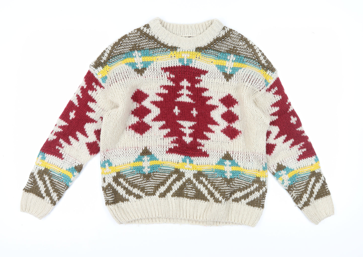 Pull&Bear Women's Multicoloured S Aztec Jumper