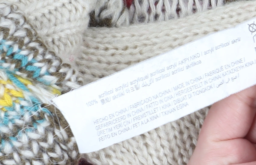 Pull&Bear Women's Multicoloured S Aztec Jumper