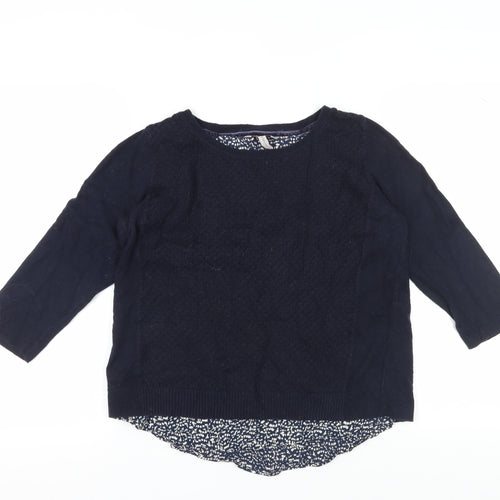 Pepperberry Women's Blue Pullover Jumper Size 12