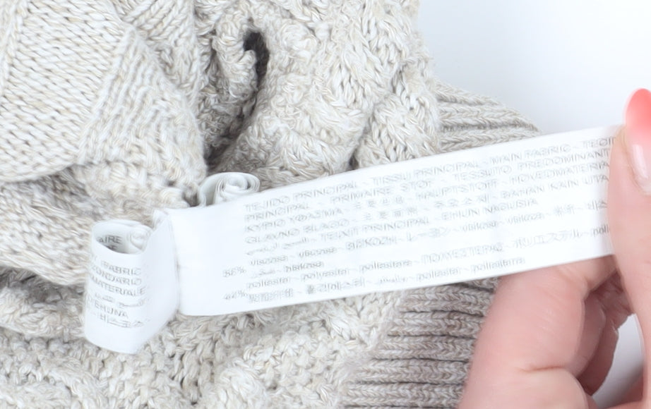 Zara Women's Beige Sweat Shorts Size 12