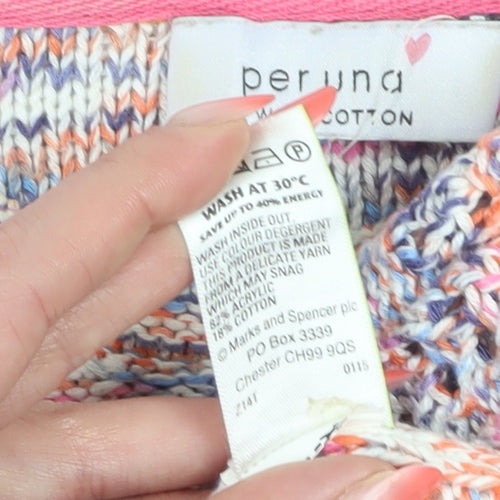 Marks and Spencer Women's Multicoloured Pullover Jumper Size 12