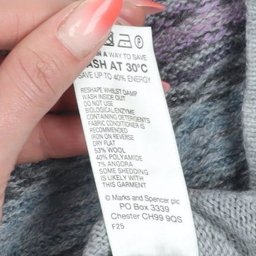 Marks and Spencer Women’s Grey Cardigan Size 14