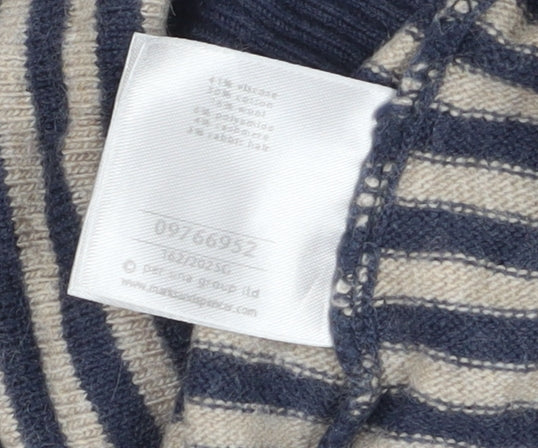 Per Una Women's Multicoloured Stripe Jumper Size 12