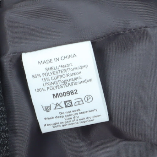 Next Women's Grey Tweed Suit Jacket, Size 10, Classic Fit